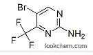 Molecular Structure of 935534-47-7 (5-bromo-4-(trifluoromethyl)pyrimidin-2-amine)